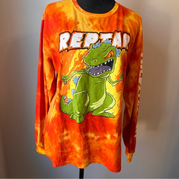 Nickelodeon Other - Reptar Tie-Dye Long Sleeve Shirt